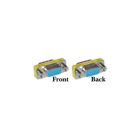 Swe-Tech 3C SVGA Mini Gender Changer / Coupler for PC, HD15 Female to HD15 Female FWT31H1-05400
